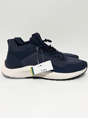 Strole Womens Mirage Athletic Sneakers 7.5 Walking Running Navy Blue Comfort